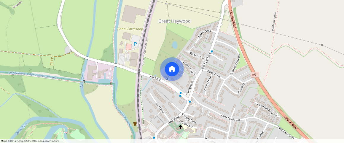 Mill Court, Great Haywood, Ground Floor Flat, ST18 0RX, Stafford