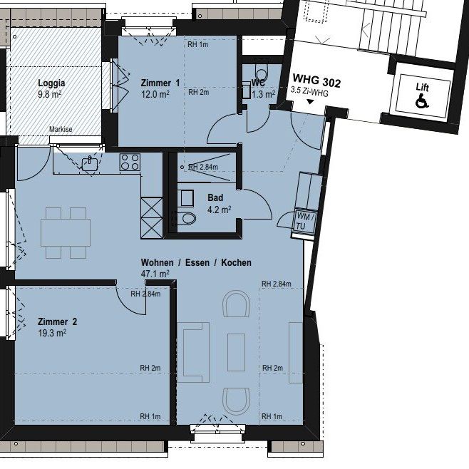 Erstvermietung beim Bahnhof Töss - Foto 2