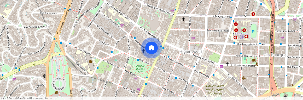 Rua Maranhão - Higienópolis - SÃO PAULO