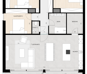 Appartement te huur in Diepenbeek met 3 slaapkamers - Photo 6