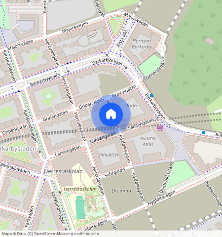 Jaktfalksgatan **, Barkarbystaden