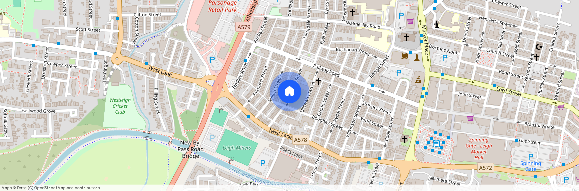 Thirlmere Street. Leigh, Greater Manchester.