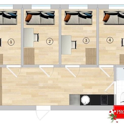 Pokój, al. marsz. Józefa Piłsudskiego - Photo 1