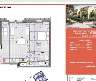 T2 50 m² résidence neuve à Pringy - Photo 2