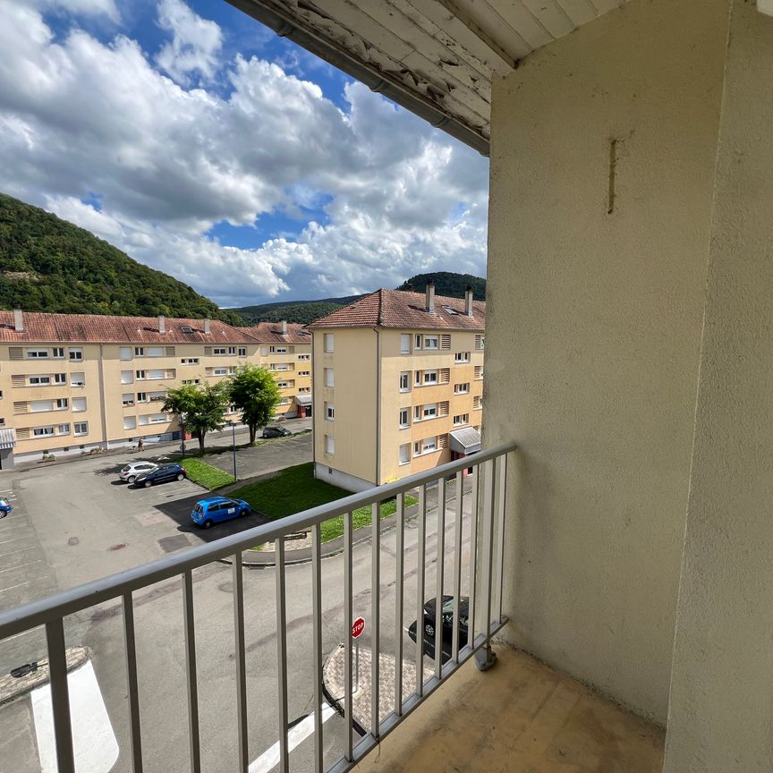 Location - Appartement T4 - 65 m² - Pont-de-Roide-Vermondans - Photo 1