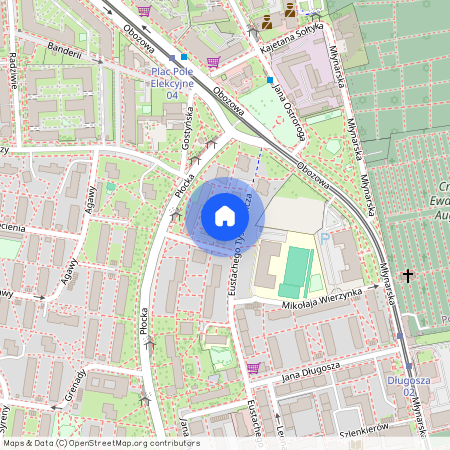 Warszawa, Wola, Wola, Młynów, Eustachego, Tyszkiewicza