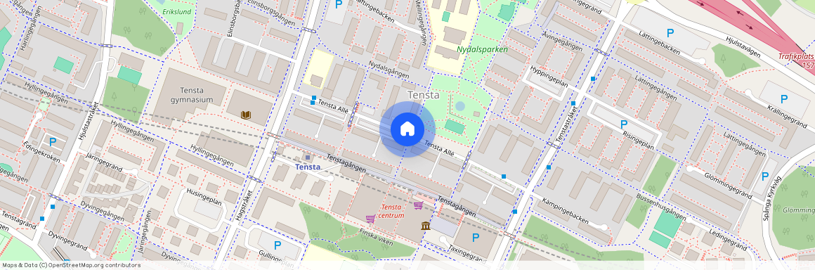 Tensta allé, Spånga