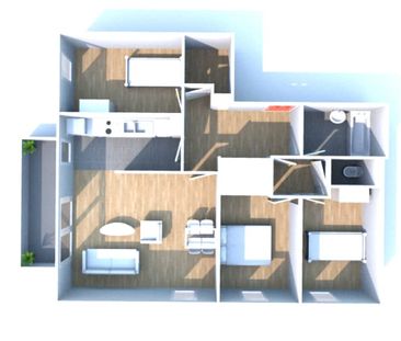 Location d'un appartement de 4 pièces à Doudeville - Photo 2