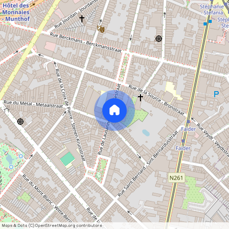 Rue de Lausanne - Lausannestraat 22, 1060 Saint-Gilles - Sint-Gillis, Belgium