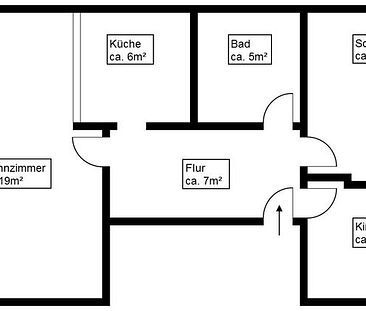 3 Raum-Wohnung mit Balkon - Photo 3