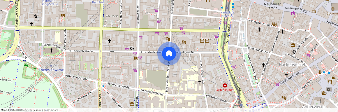 Schillerstraße, 80336 München - Ludwigsvorstadt-Isarvorstadt