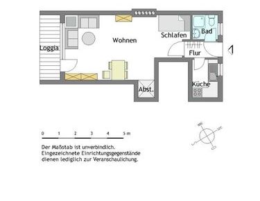 Gemütliche 1-Zimmer-Wohnung in Mülheim-Speldorf mit Loggia - Photo 1