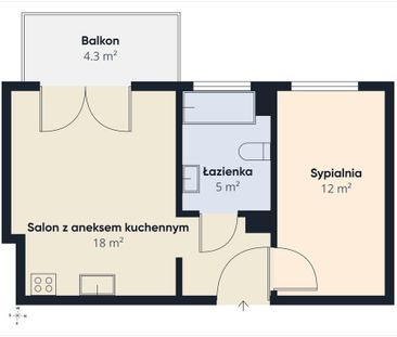 Nowe budownictwo, 2 pokoje, os. Słoneczne - Фото 6