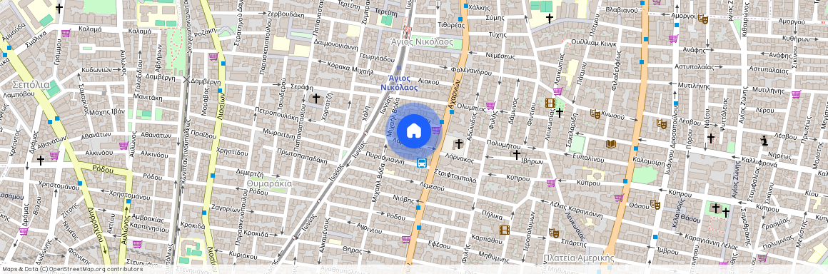 Άγιος Νικόλαος, Λεωφ. Πατησίων - Λεωφ. Αχαρνών