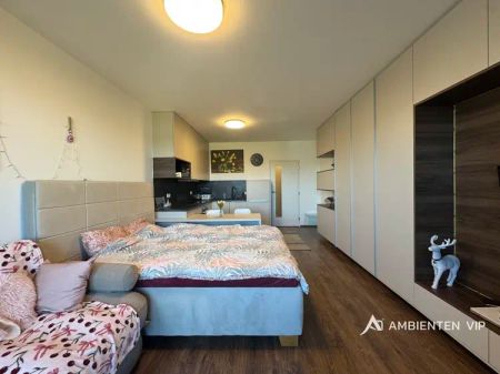 Pronájem zařízeného bytu 1+kk s balkónem a garážovým stáním – Brno - Photo 5