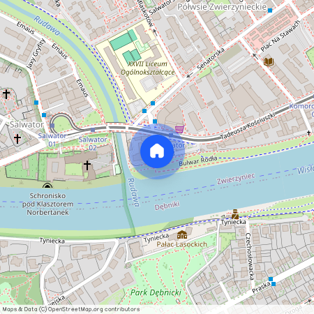 ul. Flisacka, Zwierzyniec, Zwierzyniec, Kraków, małopolskie