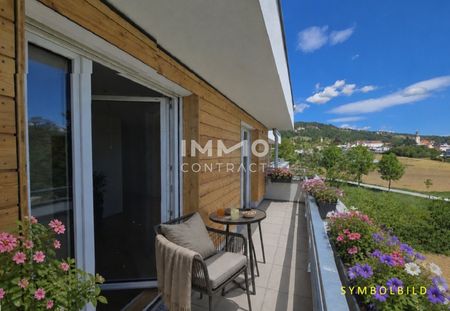 Grünblick: Studio mit großer Terrasse! | Miete - Foto 5