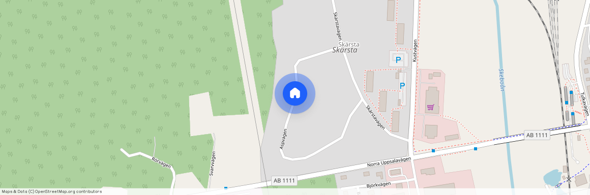 Aspvägen, Hallstavik