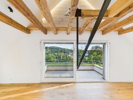 Charmante, exklusive Dachgeschoss-Wohnung mit Galerie & luxuriösem Ausbaustand in Riehen - Foto 3