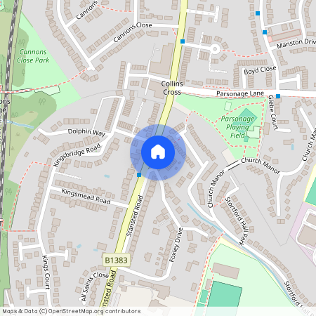 The Bourne, Bishop's Stortford, Hertfordshire, CM23