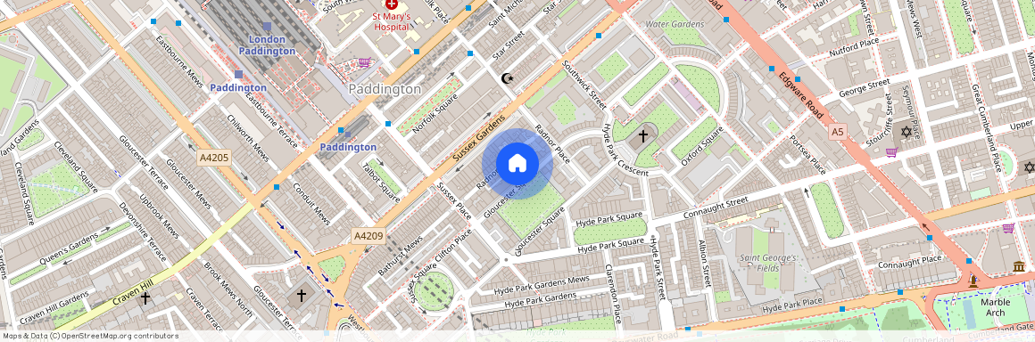 Gloucester Square Hyde Park W2