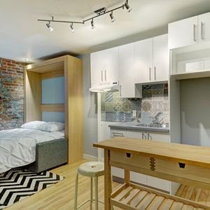 Colombier Loft Studio Entièrement Meublé à Louer Vieux-Québec Octobre 2026 - Photo 2