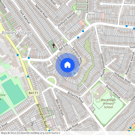 Sandford Avenue, Rowley Regis, West Midlands, B65