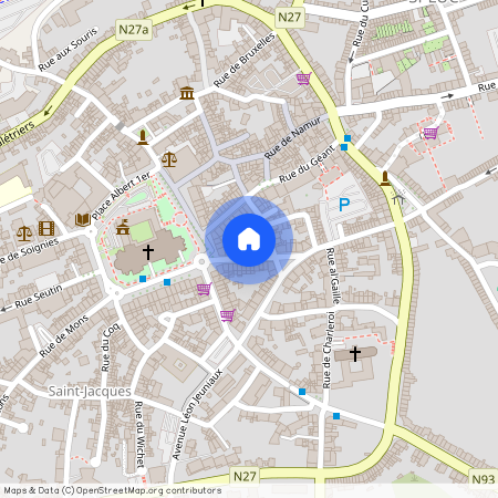 Rue des Vieilles Prisons, 9, rez, 1400, Nivelles