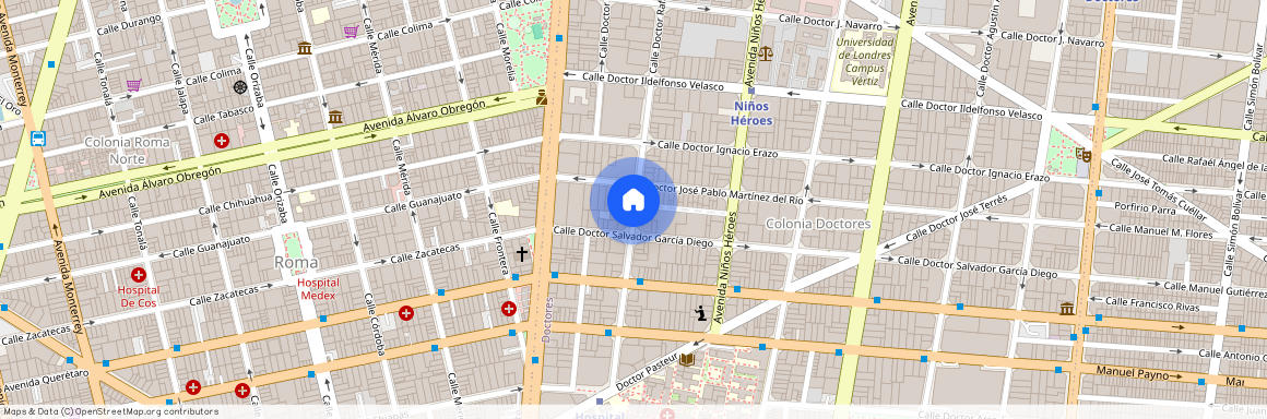 Colonia Doctores, C.P. 06720, Df / Cdmx