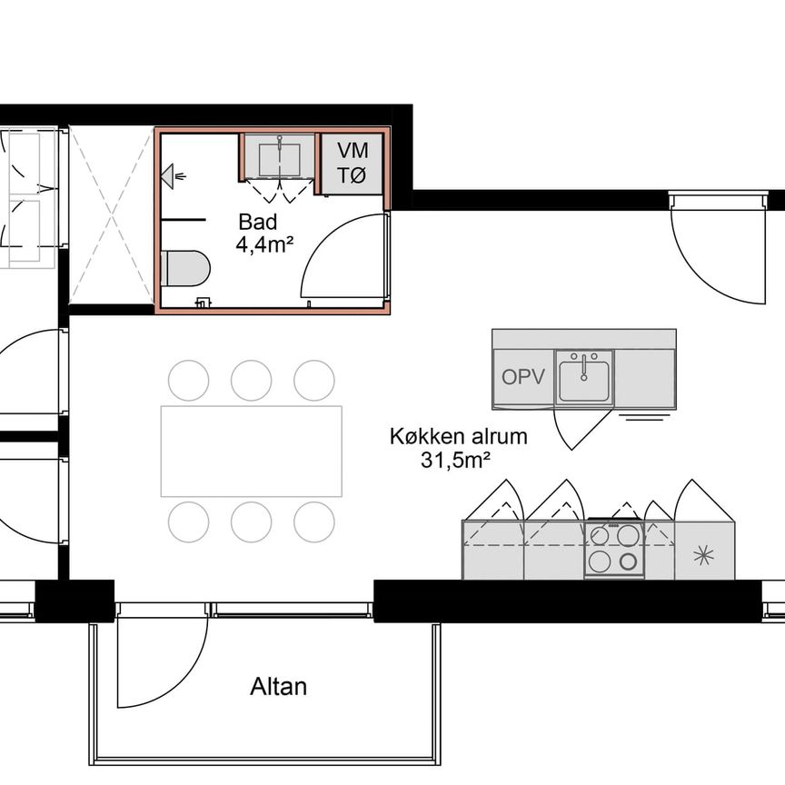 Jarlsberggade 5A, 5 lejl. 1 - Foto 2