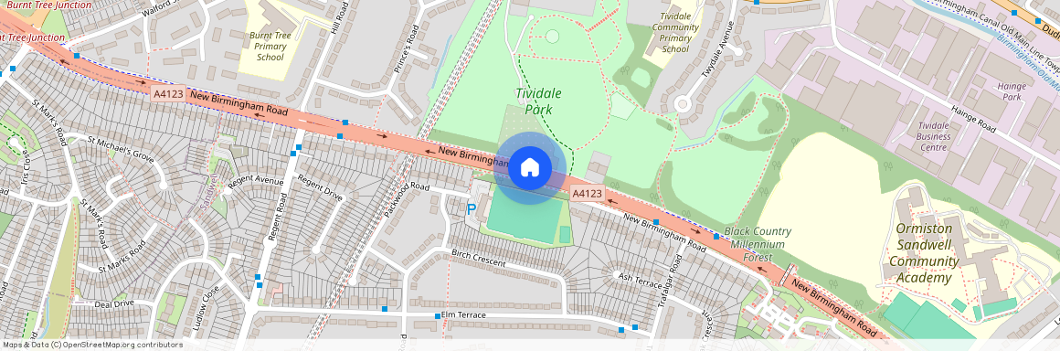 New Birmingham Road, Tividale, Oldbury, B69