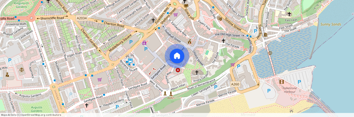 Sandgate Road, Folkestone, Kent, CT20
