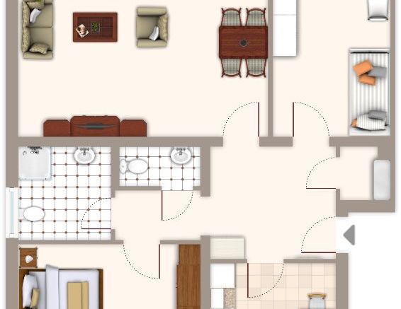 Familienwohnung! gut gschnittene 3-Zimmer-Wohnung im Erdgeschoss mit Balkon - Foto 1