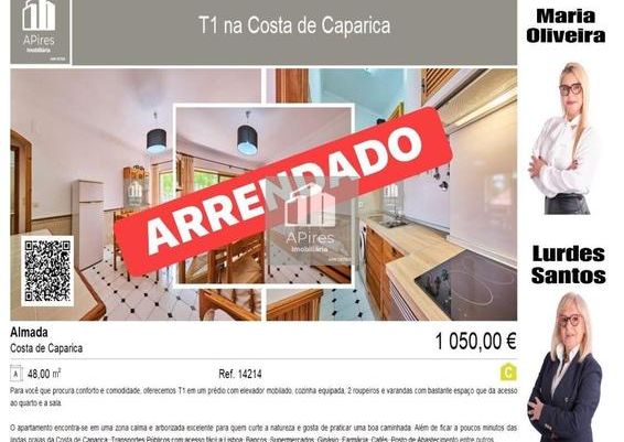 Apartamento T1 em Setúbal