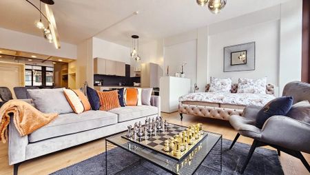 Exklusive Wohnung im Loft-Style vollständig möbliert monatlich anmietbar - Foto 2