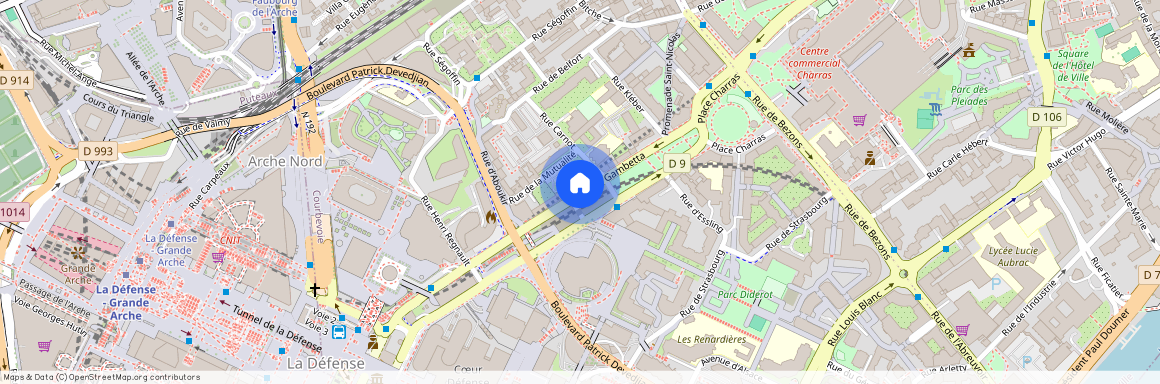 Building Avenue Gambetta - star-of-life - 1537569, Avenue Gambetta, Courbevoie