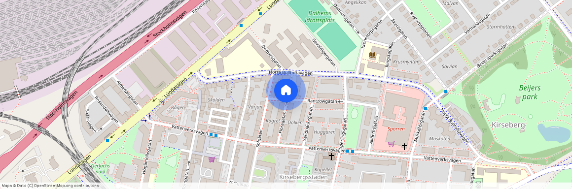 Kirsebergsstaden, Malmö, Skåne, Floragången 3 A