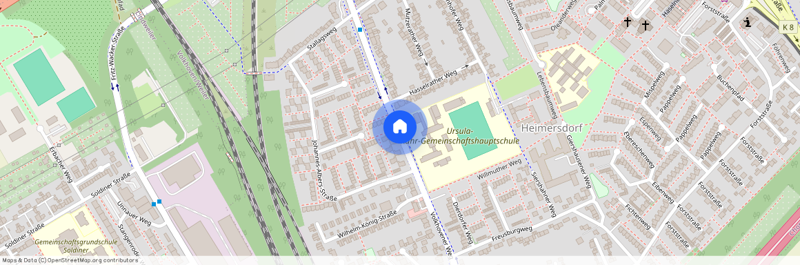 Volkhovener Weg, 50767 Köln - Heimersdorf