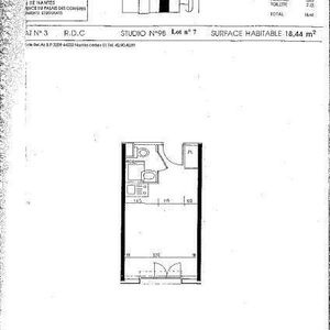 Location appartement t1 18 m² à Nantes (44000) Centre ville-Centre Ville - Photo 3