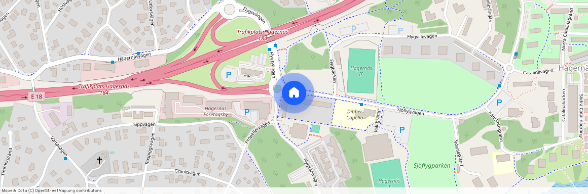 Hägernäs, Täby, Stockholm, Sjöflygvägen 2