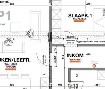 Gelijkvloers app. te huur in Mechelen-aan-de-Maas voor € 1.100 met ... - Photo 5