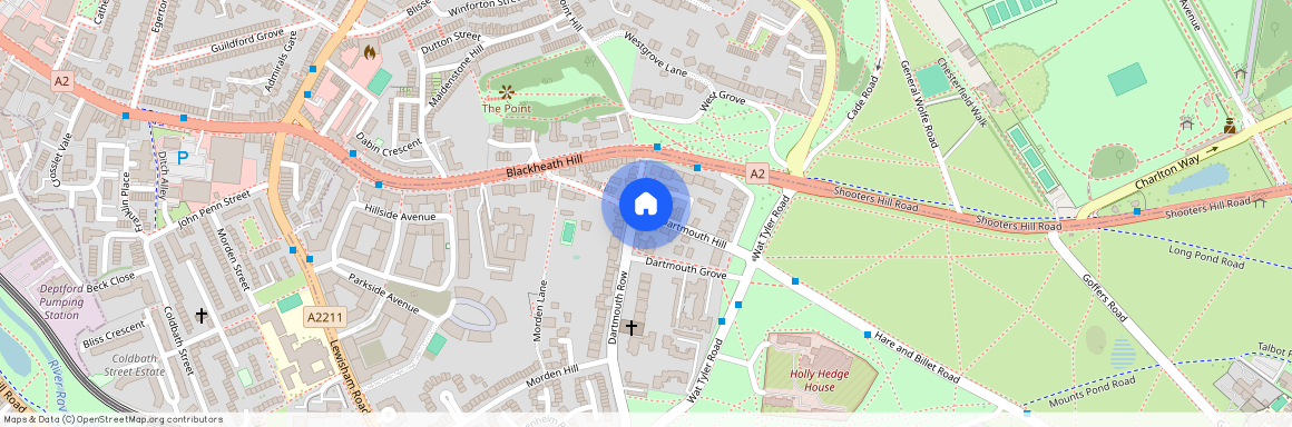 Dartmouth Hill, Greenwich, London, SE10
