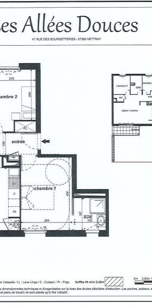 Location Appartement 4 pièces 85m² METTRAY 37390 - Photo 2