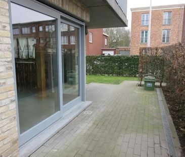 Gelijkvloers appartement met 1 slaapkamer en tuin - Foto 1