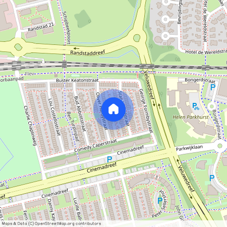 Filmwijk Noord, 1325 CT, Stan Laurelstraat, Almere