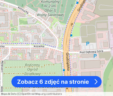 2 pokojowe mieszkanie, ul Kozacka, parking za szlabanem - Zdjęcie 1