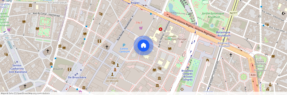 Rue Du Canon - Kanonstraat, 27, 1000, Brussel