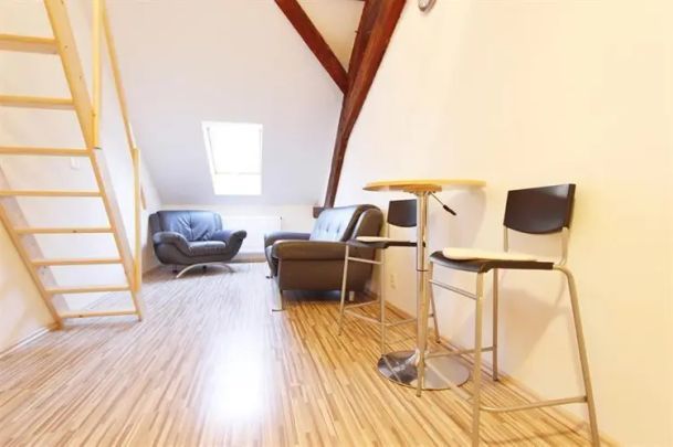 Pronájem bytu 1+kk se spací galerií , obec Židlochovice, částečně zařízený, internet v ceně - Photo 1