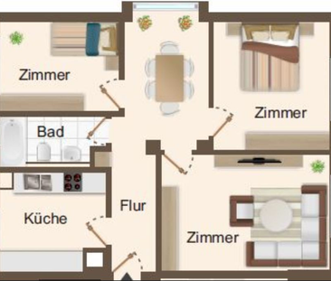 MODERNE WOHNUNG IM HERZEN VON GRENCHEN - Photo 5