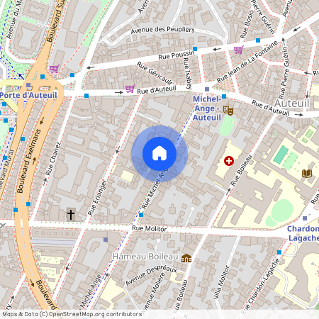 Appartement à louer Rue Michel Ange, Paris 16ème